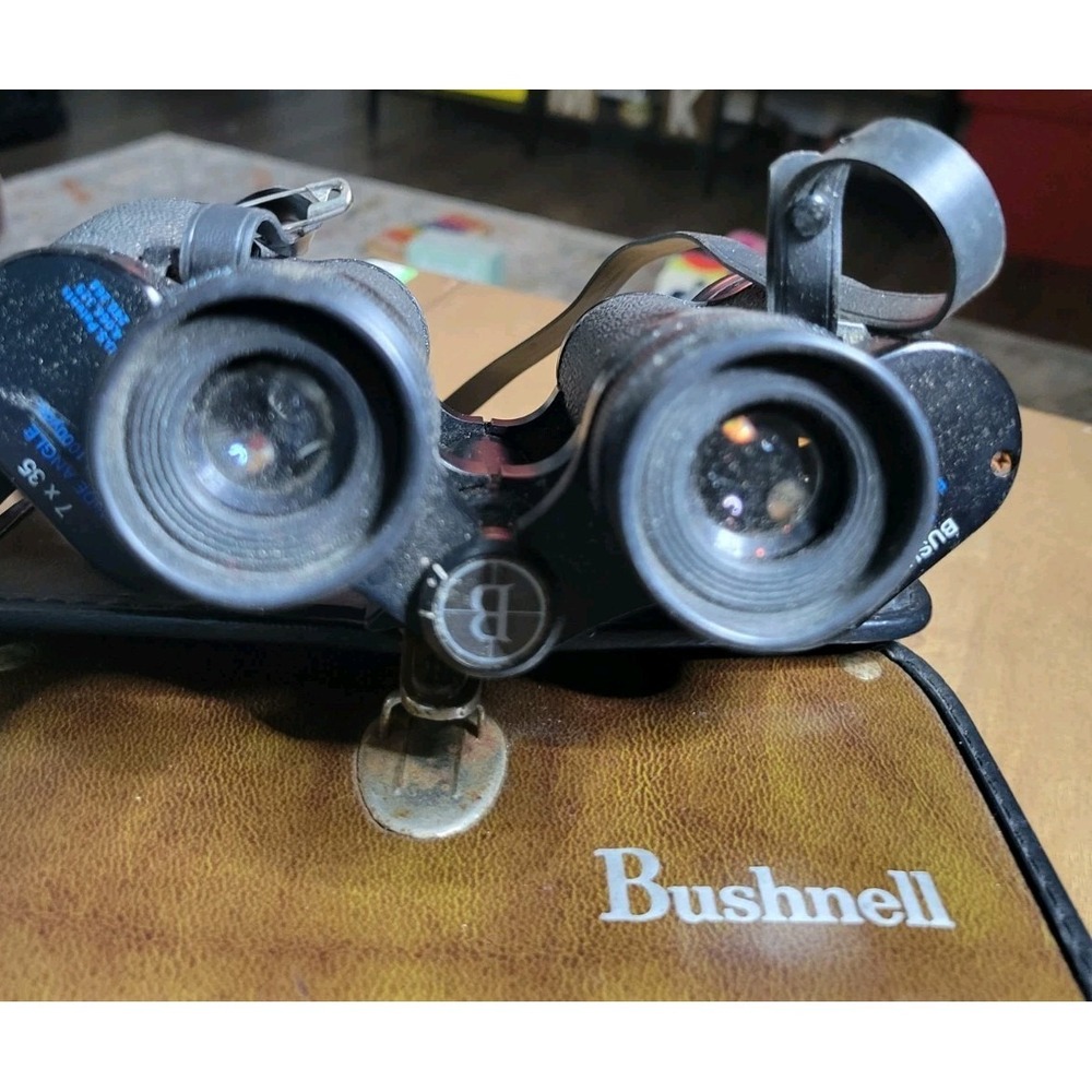 Vintage Bushnell Zoom Insta-Focus BINOCULARS 7X35 Sportview with carryon case - Picture 4 of 16